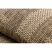 Fonott sizal floorlux szőnyeg 20221 coffe / mais 160x230 cm