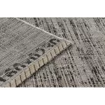 Kab. Fonott sizal floorlux szőnyeg 20211 ezüst  / FEKETE 140x200 cm