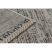Fonott sizal floorlux szőnyeg 20211 ezüst  / FEKETE 140x200 cm
