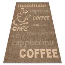 Fonott sizal floorlux szőnyeg 20221 coffe / mais 140x200 cm