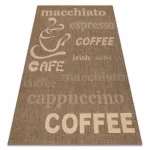Kab. Fonott sizal floorlux szőnyeg 20221 coffe / mais 200x290 cm