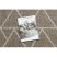 Fonott sizal floorlux szőnyeg 20508 taupe / pezsgő HÁROMSZÖGEK 160x230 cm