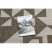 Fonott sizal floorlux szőnyeg 20489 pezsgő / taupe HÁROMSZÖGEK 140x200 cm