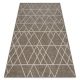 Fonott sizal floorlux szőnyeg 20508 taupe / pezsgő HÁROMSZÖGEK 140x200 cm