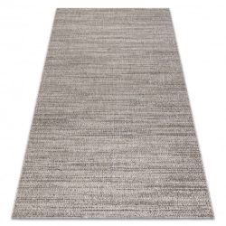 Fonott sizal floorlux szőnyeg 20389 ezüst / fekete KEVEREDÉS 80x150 cm