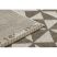 Fonott sizal floorlux szőnyeg 20489 pezsgő / taupe HÁROMSZÖGEK 60x110 cm