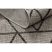 Fonott sizal floorlux szőnyeg 20508 ezüst / fekete HÁROMSZÖGEK 140x200 cm