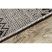 Fonott sizal floorlux szőnyeg 20510 ezüst / fekete 120x170 cm