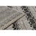 Fonott sizal floorlux szőnyeg 20510 ezüst / fekete 120x170 cm