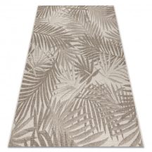   Fonott sizal floorlux szőnyeg 20504 levelek pezsgő / sötét szürke dzsungel 120x170 cm