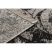 Fonott sizal floorlux szőnyeg 20491 virágok ezüst / fekete 120x170 cm