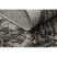 Fonott sizal floorlux szőnyeg 20491 virágok ezüst / fekete 120x170 cm
