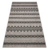 Fonott sizal floorlux szőnyeg 20510 ezüst / fekete 140x200 cm