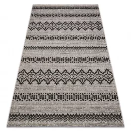   Kab. Fonott sizal floorlux szőnyeg 20510 ezüst / fekete 240x330 cm