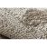 Fonott sizal floorlux szőnyeg 20491 virágok pezsgő / sötét szürke  60x110 cm