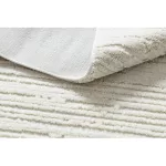 Kab. Szőnyeg SEVILLA AC53B csíkok fehér ehér Rojt BERBER shaggy 200x290 cm
