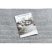 Szőnyeg SEVILLA PC00B csíkok szürke ehér Rojt Berber shaggy 80x150 cm