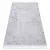Kab. Szőnyeg SEVILLA Z791C mozaik szürke / csík fehér Rojt BERBER shaggy 120x170 cm