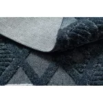 Kab. Szőnyeg SEVILLA Y499B gyémánt kék Rojt BERBER shaggy 120x170 cm