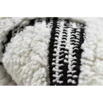 Kab. Szőnyeg SEVILLA Z788B labirintus, görög fehér / antracit Rojt BERBER shaggy 120x170 cm