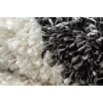 Kab. Szőnyeg BERBER UNION 4079 Csík szürke / krém Rojt shaggy 200x290 cm