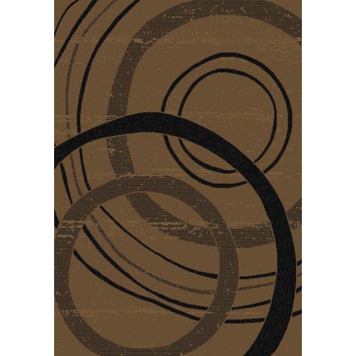 Ber. EQOS 0003 barna 80 x 150 cm modern szőnyeg