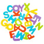 Oktató mágneses krétatábla betűkkel 3in1