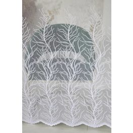 TRD. Kész függöny Életfa mintás Fehér 200x160cm