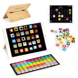 Mágneses fa tablet számokkal