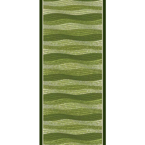 Ber. GEL RUNNER 1015 zöld 67 cm széles futószőnyeg méterben