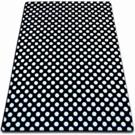 Kab. Sketch szőnyeg - F764 fekete/krém - Pontok 160x220 cm