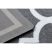 Sketch szőnyeg - F730 szürke / fehér Lóhere Marokkói Trellis 180x270 cm