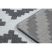 Sketch szőnyeg - F998 krém / szürke - Négyzetek Ruta 180x270 cm