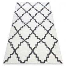   Sketch szőnyeg - F343 krém / szürke Lóhere Marokkói Trellis 160x220 cm