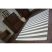 Sketch szőnyeg - F758 szürke / fehér - Csíkok 120x170 cm