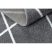 Sketch szőnyeg - F728 szürke / krém trellis - Rombusz 80x150 cm