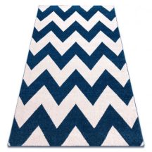 Sketch szőnyeg - FA66 kék/fehér - Cikcakk 180x270 cm