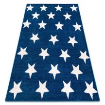 Sketch szőnyeg - FA68 kék/fehér - Csillagok 180x270 cm
