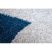 Sketch szőnyeg - FA66 kék/fehér - Cikcakk 160x220 cm