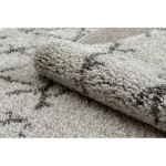 Kab. Szőnyeg BERBER FEZ G0535 bézs / barna Rojt shaggy 200x290 cm