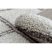 Szőnyeg BERBER ASILA B5970 krém / barna Rojt shaggy 160x220 cm