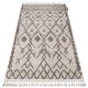 Szőnyeg BERBER TANGER B5940 bézs / barna Rojt shaggy 120x170 cm