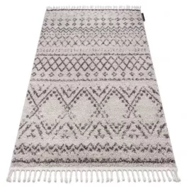   Kab. Szőnyeg BERBER RABAT G0526 bézs / barna Rojt shaggy 120x170 cm