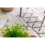 Kab. Szőnyeg BERBER FEZ G0535 bézs / barna Rojt shaggy 120x170 cm