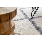 Kab. Szőnyeg BERBER meknes B5910 krém / szürke Rojt shaggy 80x150 cm