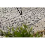 Kab. Szőnyeg BERBER AGADIR G0522 kör krém / szürke Rojt shaggy kör 120 cm