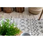 Kab. Szőnyeg BERBER RABAT G0526 bézs / barna Rojt shaggy 180x270 cm