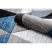 ALTER szőnyeg Rino háromszögek kék 120x170 cm