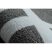 HAMPTON szőnyeg Lux kör szürke kör 120 cm