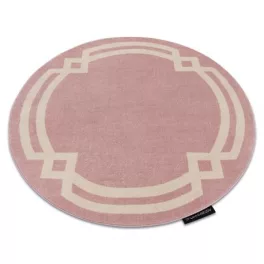 Kab. HAMPTON szőnyeg Lux kör rózsaszín kör 140 cm